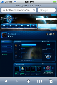 SC2 Profile Screenshot Battle.net View Profile on Battle.net